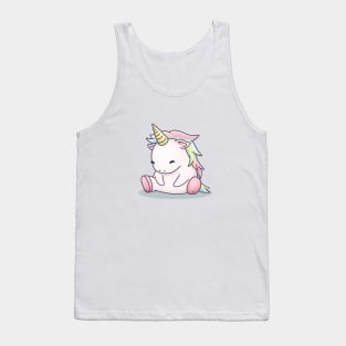 Chubby Rainbow Unicorn Tank Top